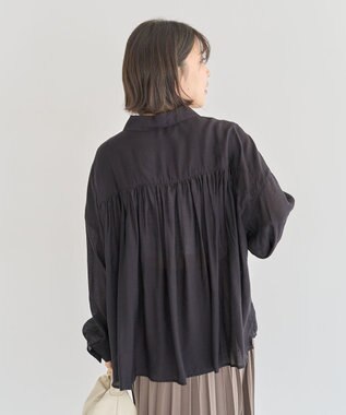 Green Parks ・ＥＬＥＮＣＡＲＥ　ＤＵＥ　シアーシャーリングシャツ Black