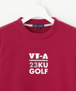 23区GOLF 【WOMEN】【吸湿発熱】グランサーモ裏毛 プルオーバー オールドローズ系