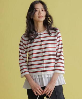 組曲 L マイラックカラー カーディガン