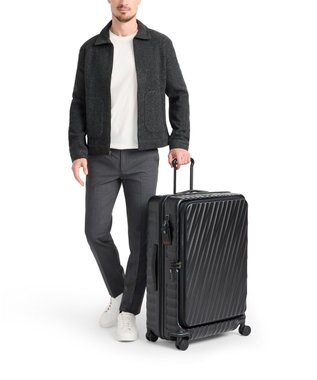 TUMI 19 DEGREE ラージ・フロント・アクセス・エクスパンダブル・チェックイン ブラック テクスチャー