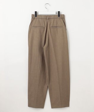 自由区 L 【洗える】ドビーオックスストレッチカーブ パンツ モカ