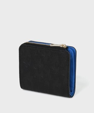 Paul Smith デイジーレザー 2つ折り財布 ブラック