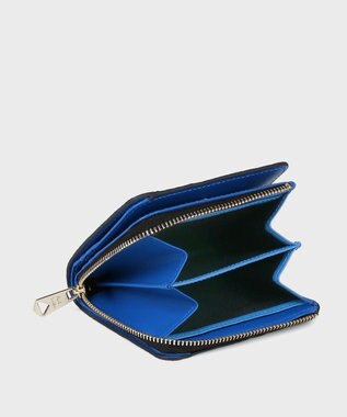 Paul Smith デイジーレザー 2つ折り財布 ブラック