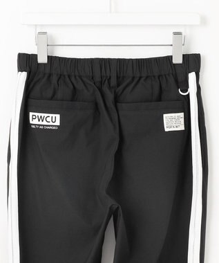 PW CIRCULUS 【撥水加工/ ストレッチ】【MEN】ベンチレーション テーパードパンツ ゴルフ ブラック系