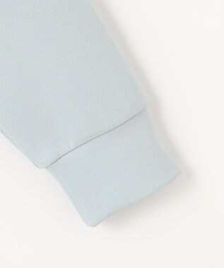 Feroux 【洗える・新色追加】バックフリル ダンボールパーカー スカイブルー系