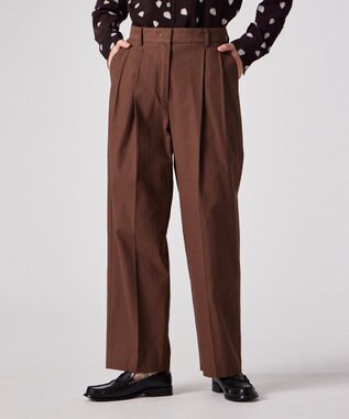 Paul Smith コットンギャバジン タックパンツ