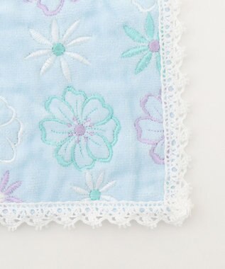 TOCCA DANCE WITH PANSY TOWELCHIEF タオルハンカチ スカイブルー系
