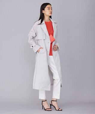 ICB メモリートレンチ コート ライトグレー系