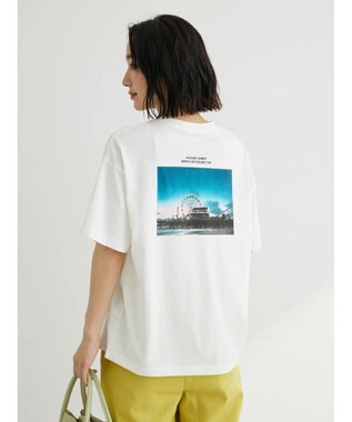 Green Parks バックフォトボックスＴシャツ Off White