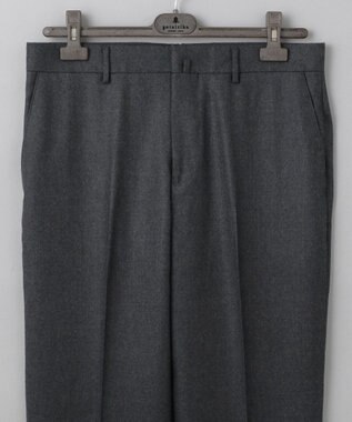 GOTAIRIKU 【保温性/ストレッチ/シワになりにくい】サキソニーストレッチパンツ（ノータック） グレー系