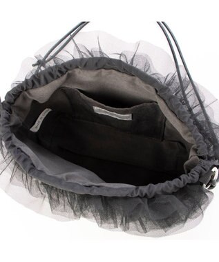 UNBILLION カシュカシュ cachecache / チュールフリルショルダーバッグ ブラック