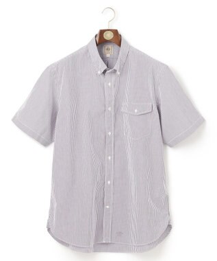 J.PRESS MEN 【KING SIZE】【クールマックス】サッカーストライプ／マイクロギンガムチェック シャツ/B.D