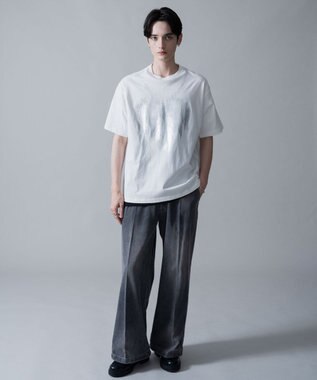 WEGO シルバープリントT（SS） ホワイト