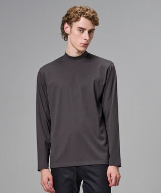 JOSEPH HOMME 新色追加【高機能素材】ハイゲージベアスムース　モックネック長袖Ｔシャツ
