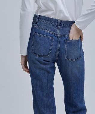 BEIGE， 【洗える】VICTOR / カットオフデニム Indigo Blue