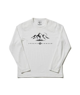 JOSEPH ABBOUD MOUNTAIN 【UNISEX】JOEコットンエアー カットソー ホワイト系