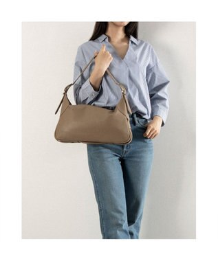 UNBILLION 【テレビ ドラマ着用アイテム】カシュカシュ cachecache / ダブルバックルベルトショルダー オーク