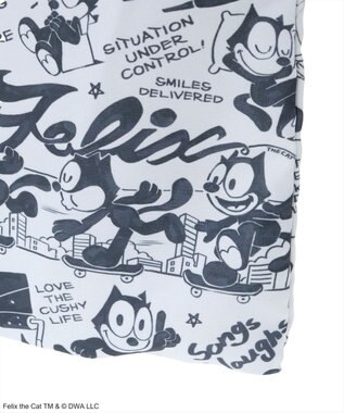 Green Parks ■ＦＥＬＩＸ　総柄ｐｔ　トートバッグ White×Black