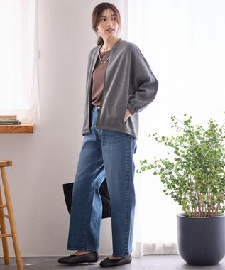 ANY ダンボールジップブルゾン チャコール