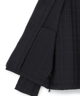 JOSEPH HOMME グレンチェックジャガードストレッチ  フ―ディーブルゾン ブラック系