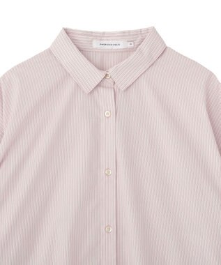 AMERICAN HOLIC 【イージーケア】バックギャザーリボンシャツ Pink