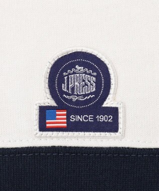 J.PRESS KIDS 【140-170cm】切替×袖プリント 長袖Tシャツ ネイビー系