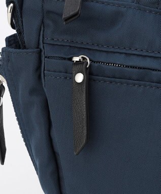 LA BAGAGERIE 【MONICA】サイドジップ2WAYトートバッグ ネイビー