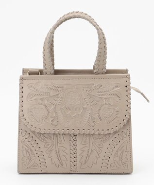 GRACE CONTINENTAL Mini satchel グレージュ