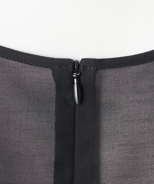 23区 【GOLD LABEL】コットンオーガンジー ジレコンビ ブラウス ブラック系