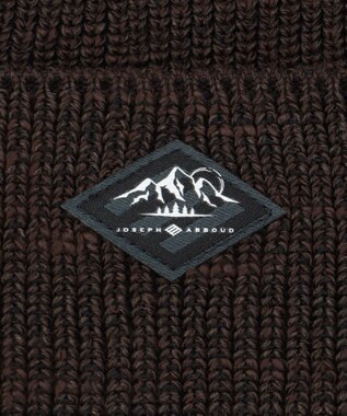 JOSEPH ABBOUD MOUNTAIN 【UNISEX】裏地付き ニットキャップ ダークブラウン系