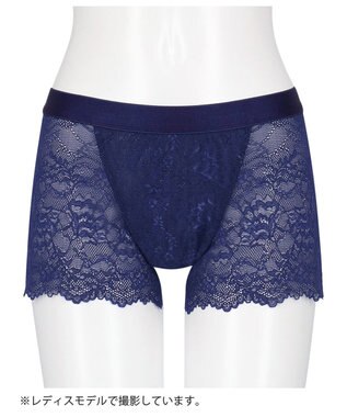 WACOAL MEN WACOAL MEN 【レースボクサー】 ボクサーパンツ ユニセックス 通気性 スカラ始末(裾部分) マチ部分の肌側は綿素材 レディース メンズ WT8822 /ワコールメン コン