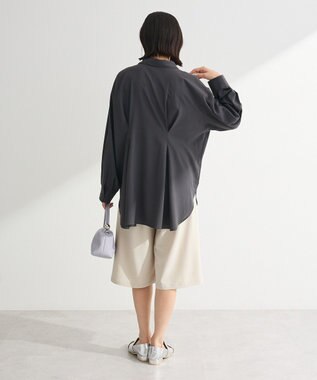 Green Parks ウエストタックシャツチュニック Charcoal Gray