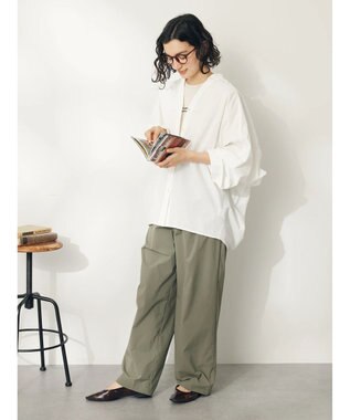 CRAFT STANDARD BOUTIQUE コクーンドルマンシャツチュニック White