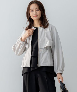 組曲 L エアリーブルゾン グレージュ系