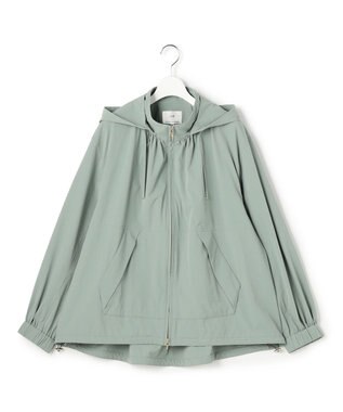 23区 【先行予約】2WAY ストレッチタフタ ボリュームスリーブブルゾン カーキ系