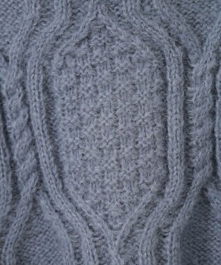 Green Parks ・ｓｗｉｎｇ　ｂｙ　フリンジタートルニット Blue