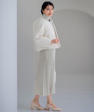 23区 【VERYコラボ 】ファンシーツイード ジャケット アイボリー