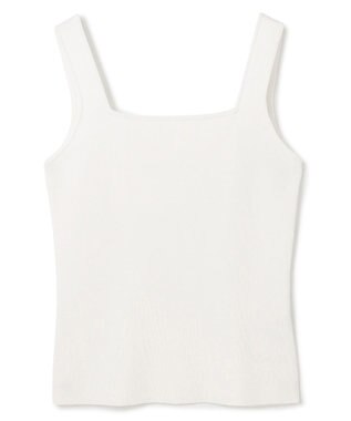 uncrave リネンニット スクエアタンクトップ オフ