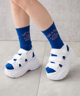 WEGO ボリュームスニーカースポーツサンダル ホワイト