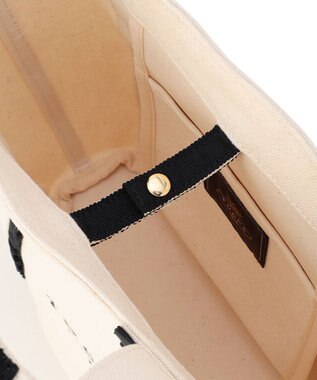 TOCCA 【八木アリサさん着用】TRILL TRIM CANVASTOTE キャンバストートバッグ アイボリー系