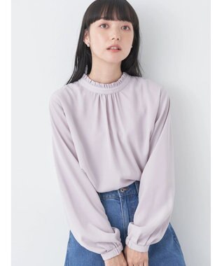 earth music&ecology ２ＷＡＹフリルブラウス Pink