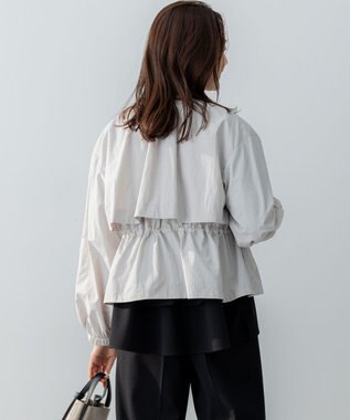 組曲 L エアリーブルゾン グレージュ系