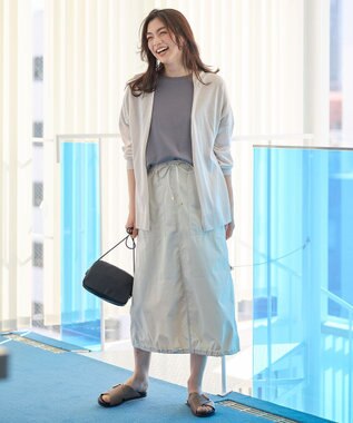 ANY トッパーニットカーディガン オイスター