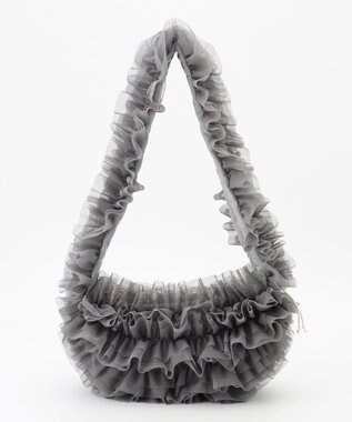 LA BAGAGERIE 【MONICA】シアーチュールドロストバッグ グレー