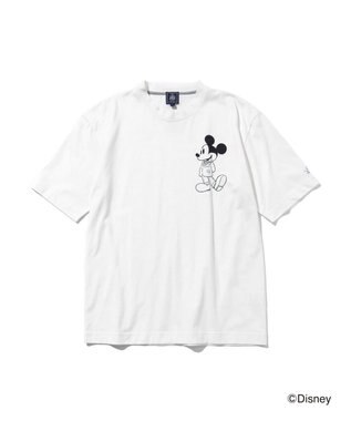 J.PRESS MEN 【DISNEY COLLECTION】【UNISEX】ワンポイント Tシャツ / ミッキ－マウス