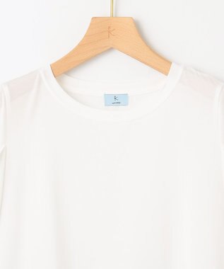 組曲 L シャツコンビティアード カットソー マルチストライプ系