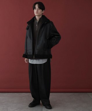 WEGO 【ユニセックス着用ITEM】B－3ジャケット ブラック