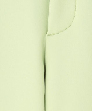 23区GOLF 冬の暖かボトム【WOMEN】ボンディング テーパードパンツ ライトグリーン系