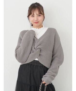 earth music&ecology テレコリブメローハイネックインナー Off White