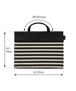 ROOTOTE 6790【リモート用トート・バッグインバッグ】/ LT.RC.Remo-teリモッテ-A 03：ストライプ ブラック